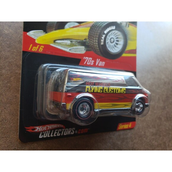 2005 Hot Wheels '70S VAN Chrome HWC.COM SERIES 4 REAL RIDERS Limited Edt  /11000 - Picture 8 of 16